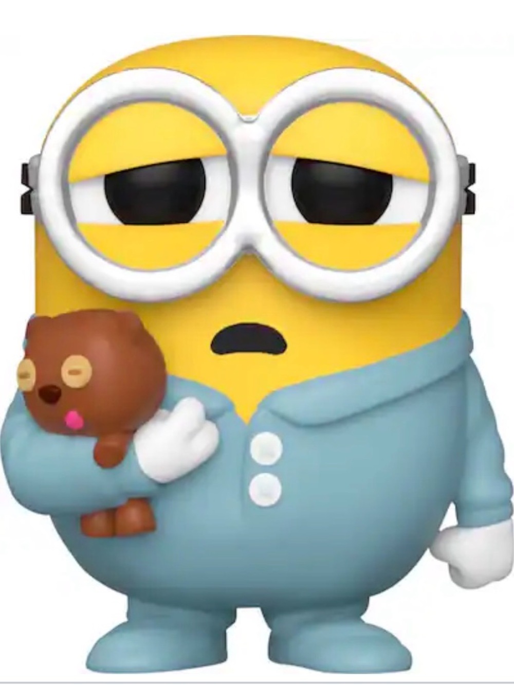 Minion Plush Figure with Teddy - Blue Pajamas